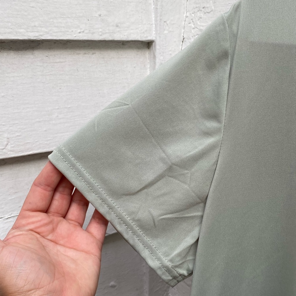 🏷️ Mon Soleil ☀️ Olive Green Short Sleeve Tee - Picture 2 of 7